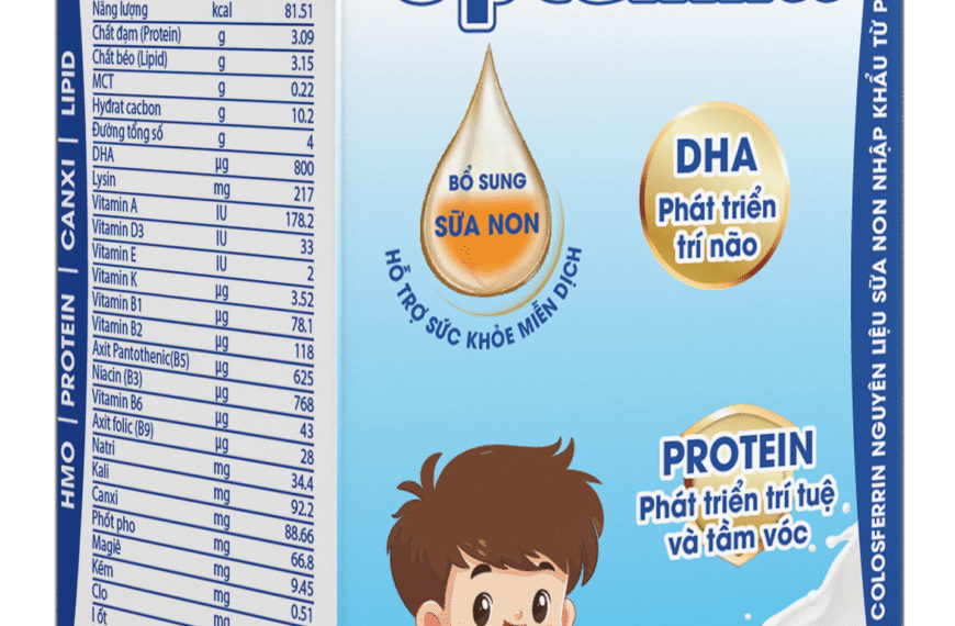Optanmil & Optanmil GAIN+: Giải pháp dinh dưỡng toàn diện cho trẻ em Việt