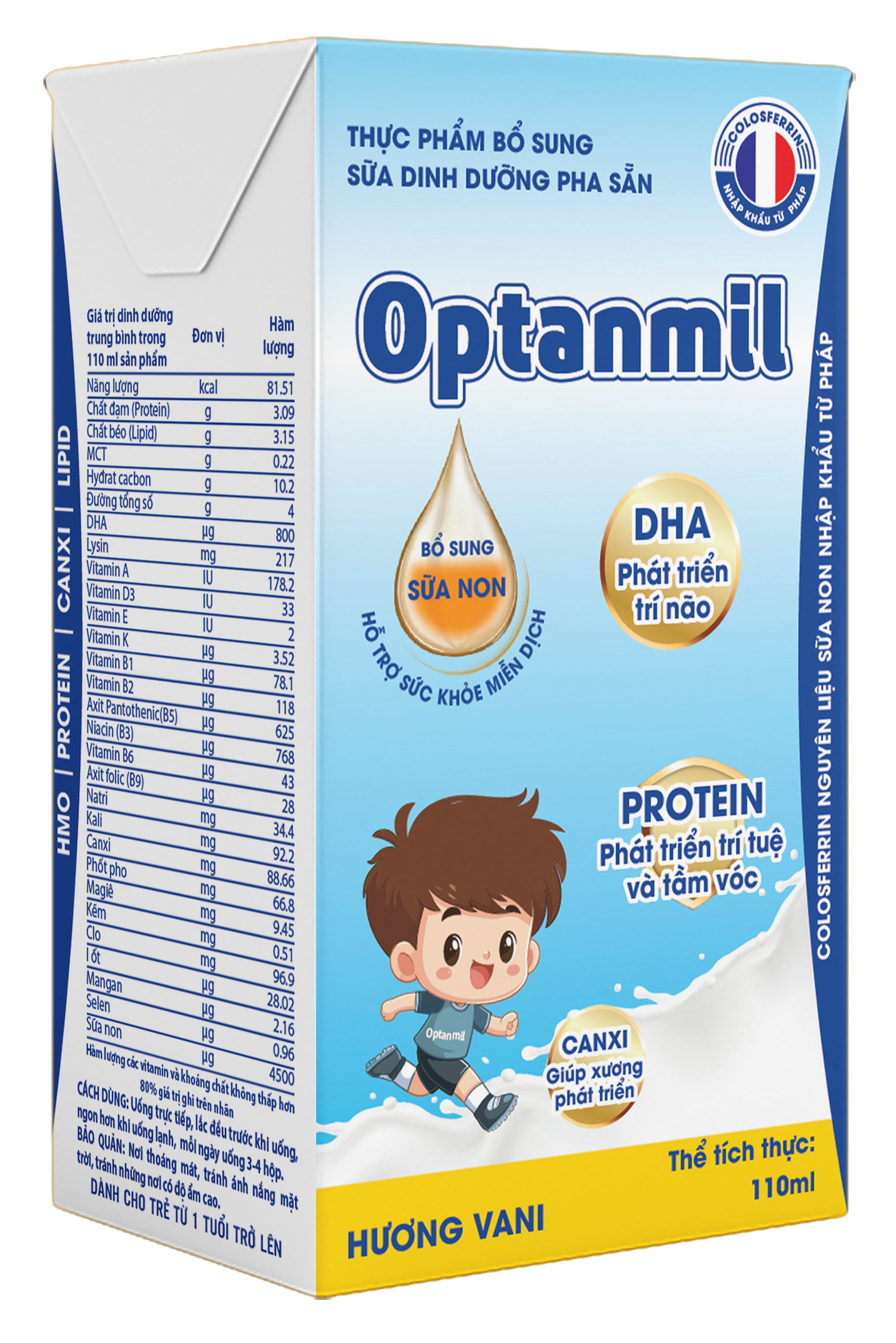 Sữa dinh dưỡng pha sẵn Optanmil 110ml